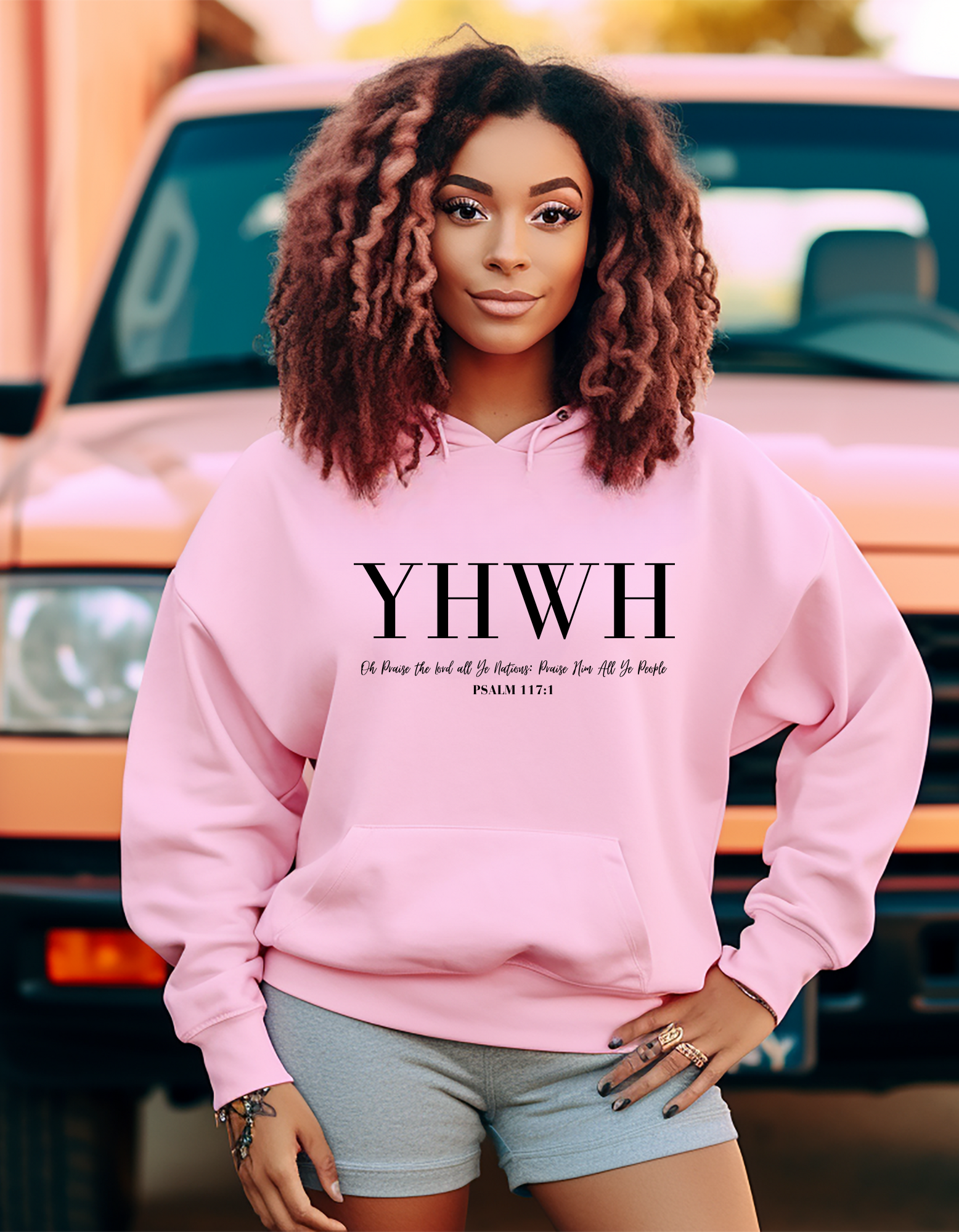 YHWH Unisex Hooded Sweatshirt