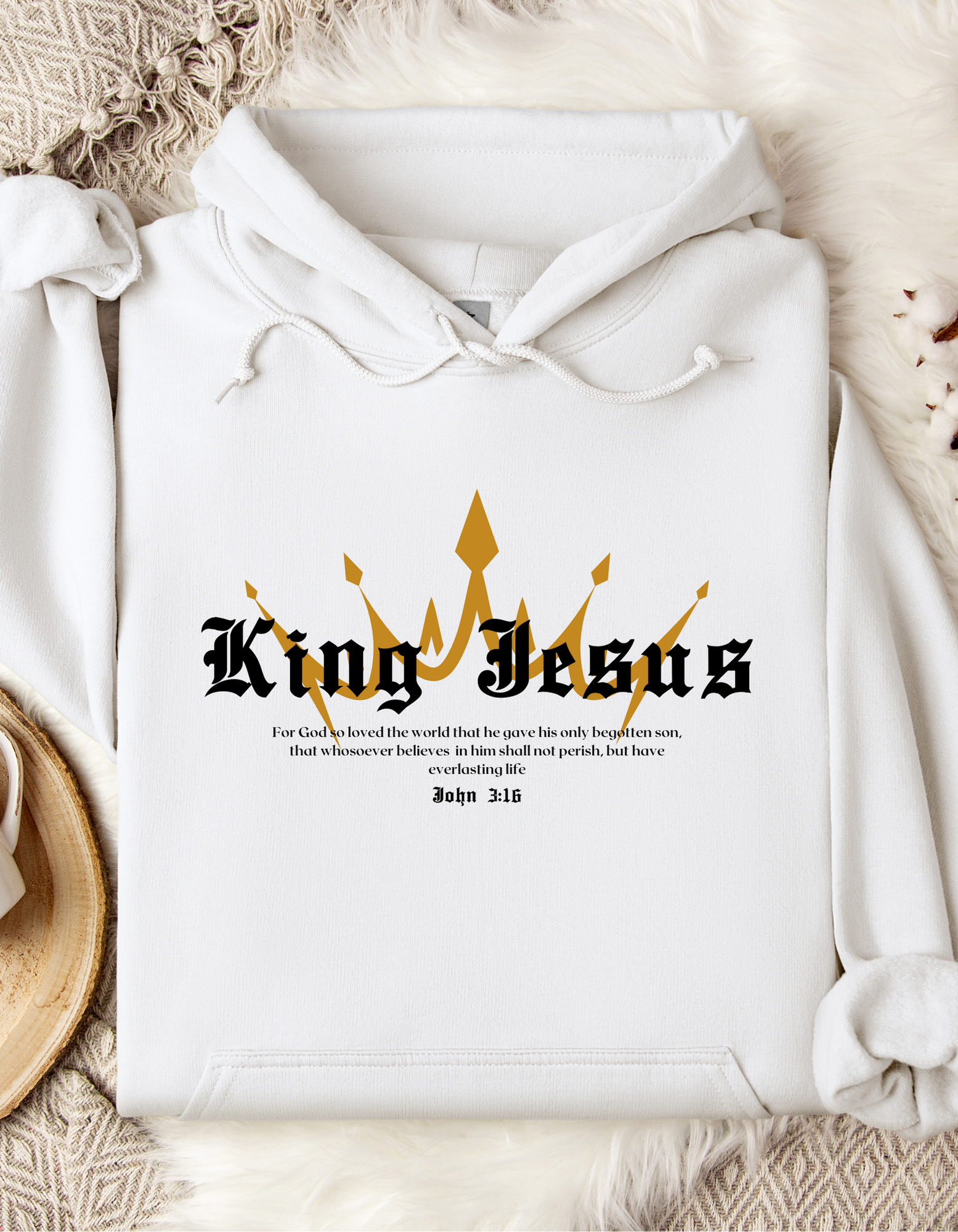 King Jesus Unisex Hooded Sweatshirt