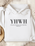 YHWH Unisex Hooded Sweatshirt