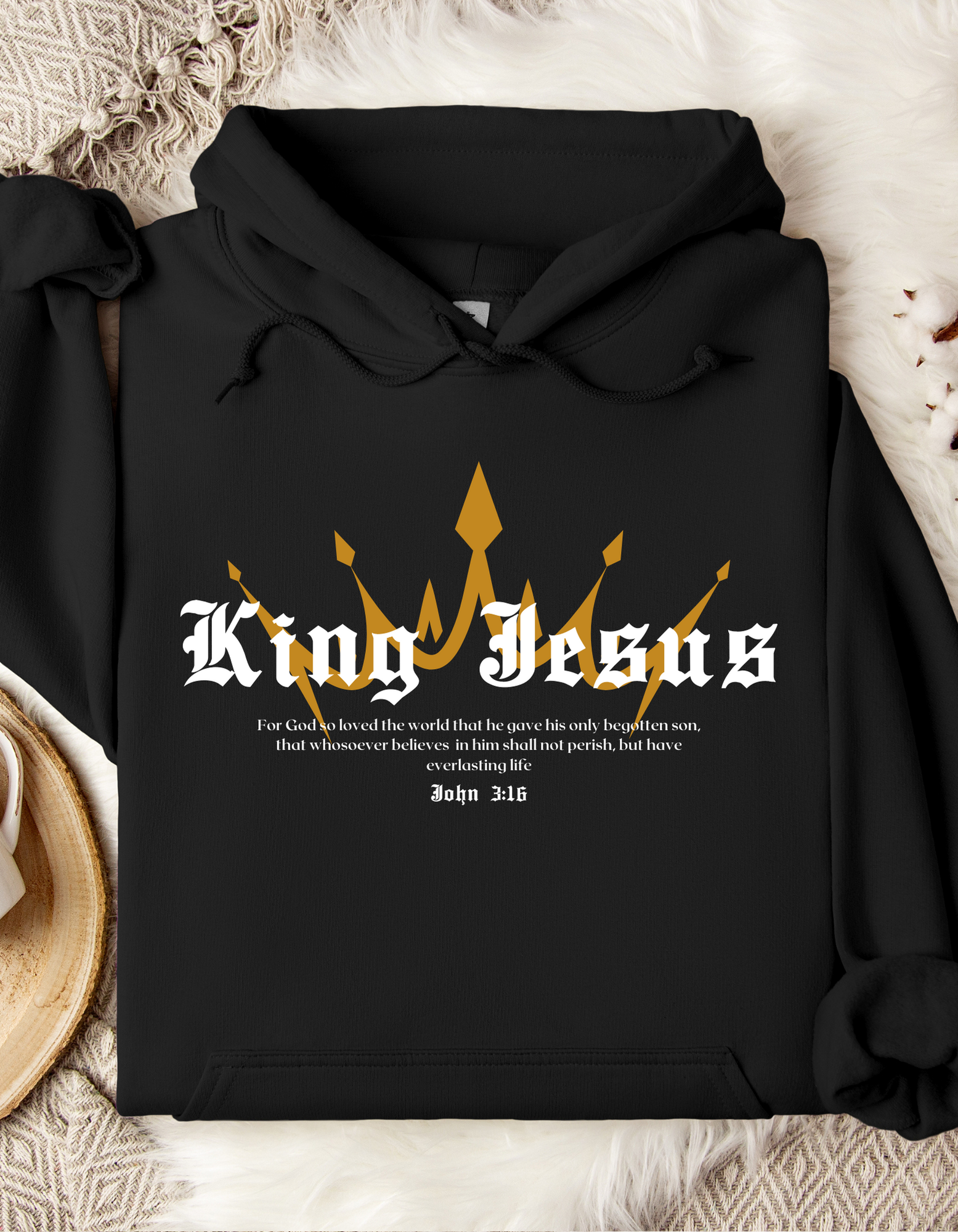 King Jesus Unisex Hooded Sweatshirt