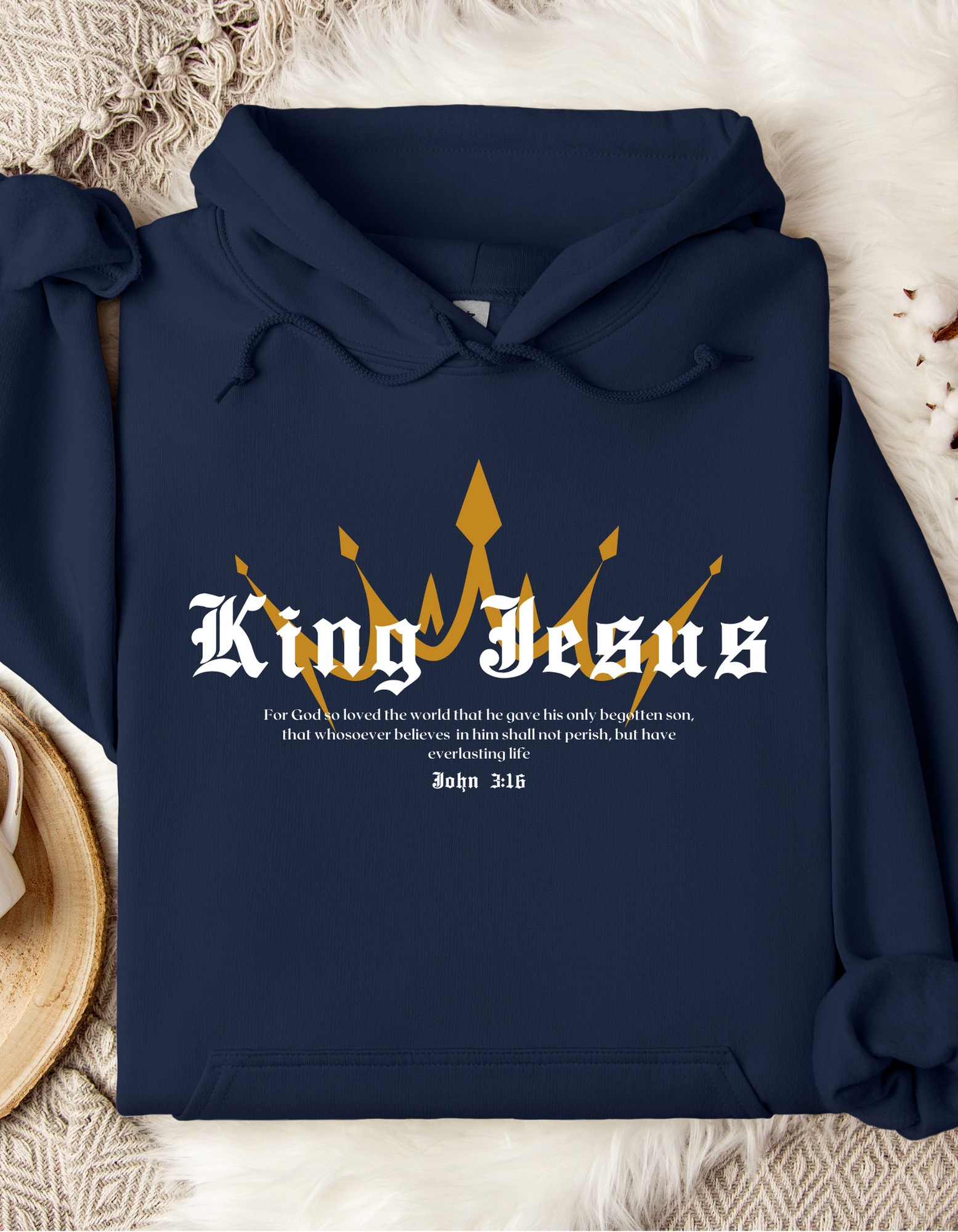 King Jesus Unisex Hooded Sweatshirt