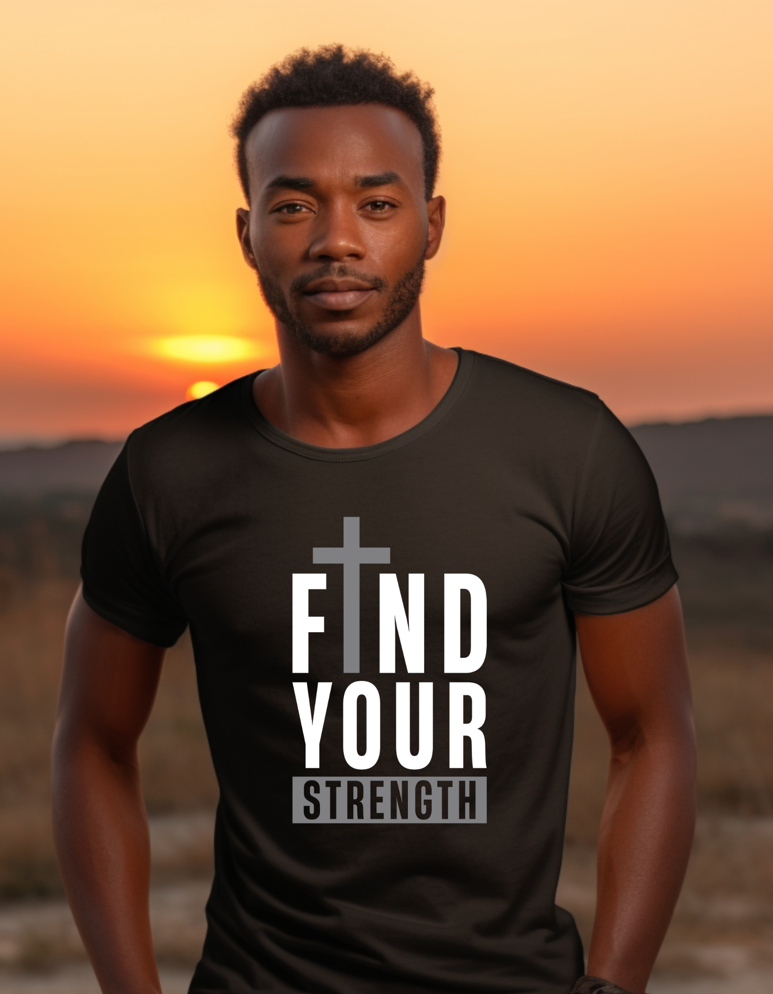 Find Your Strength Men’s Graphic T-Shirt