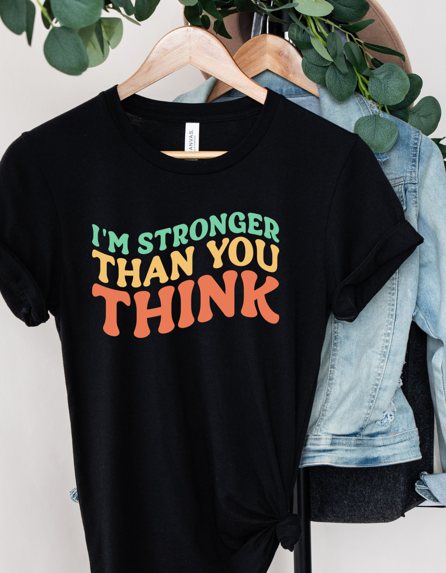 I’m Stronger Than You Think Women’s Short Sleeve Graphic Tee