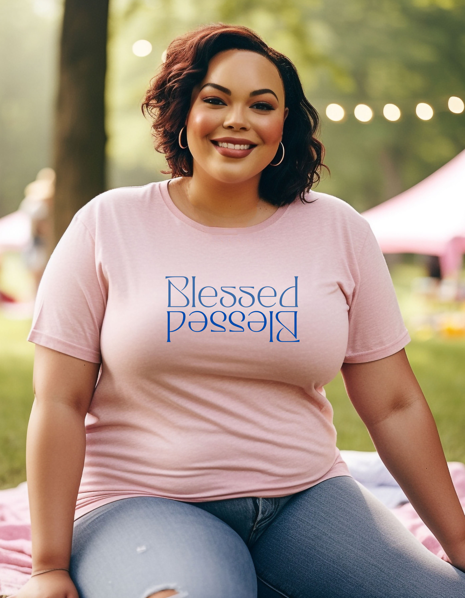 "Blessed" Women's Short Sleeve Graphic Tee