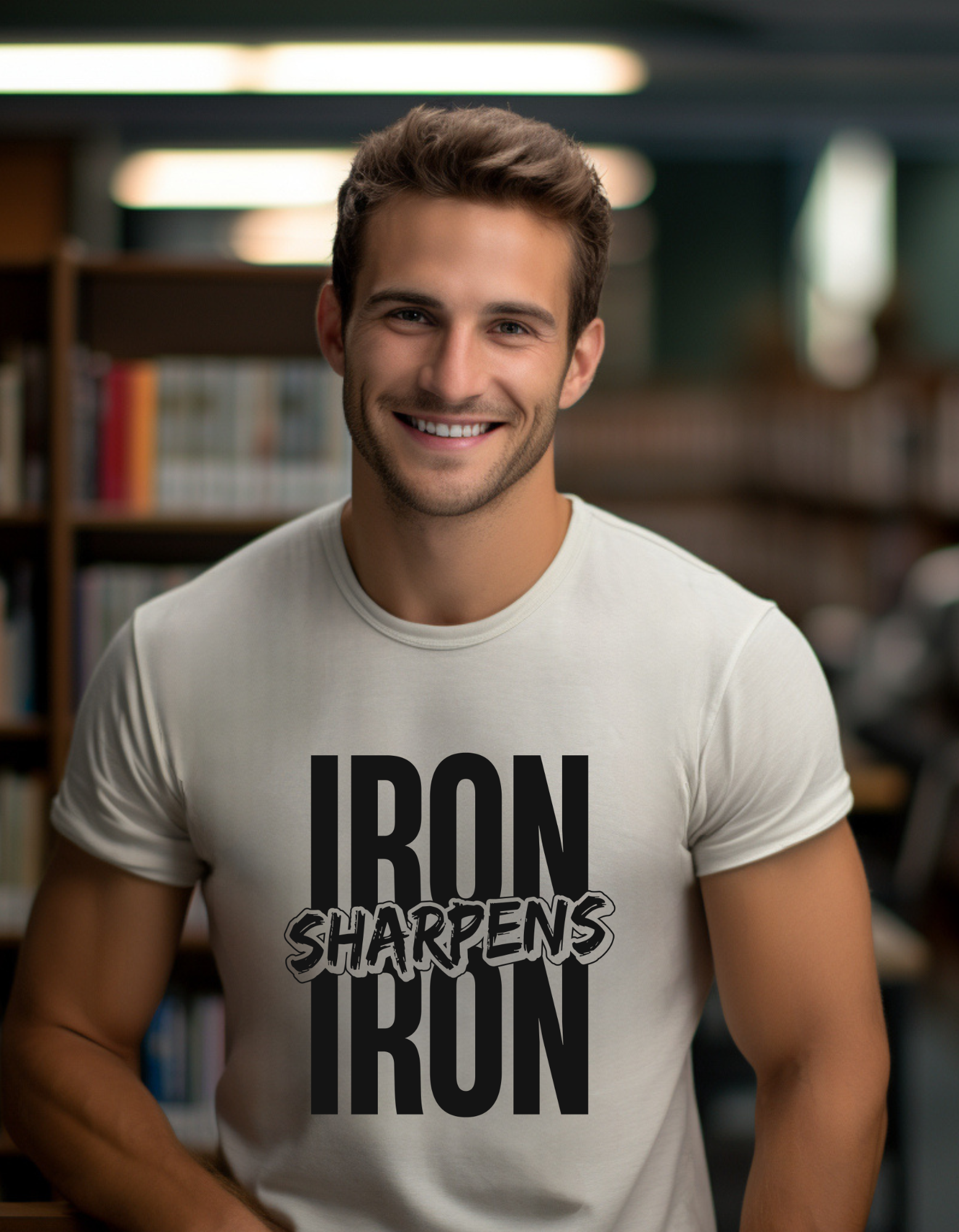 Iron Sharpens Iron Men’s Graphic T-Shirt