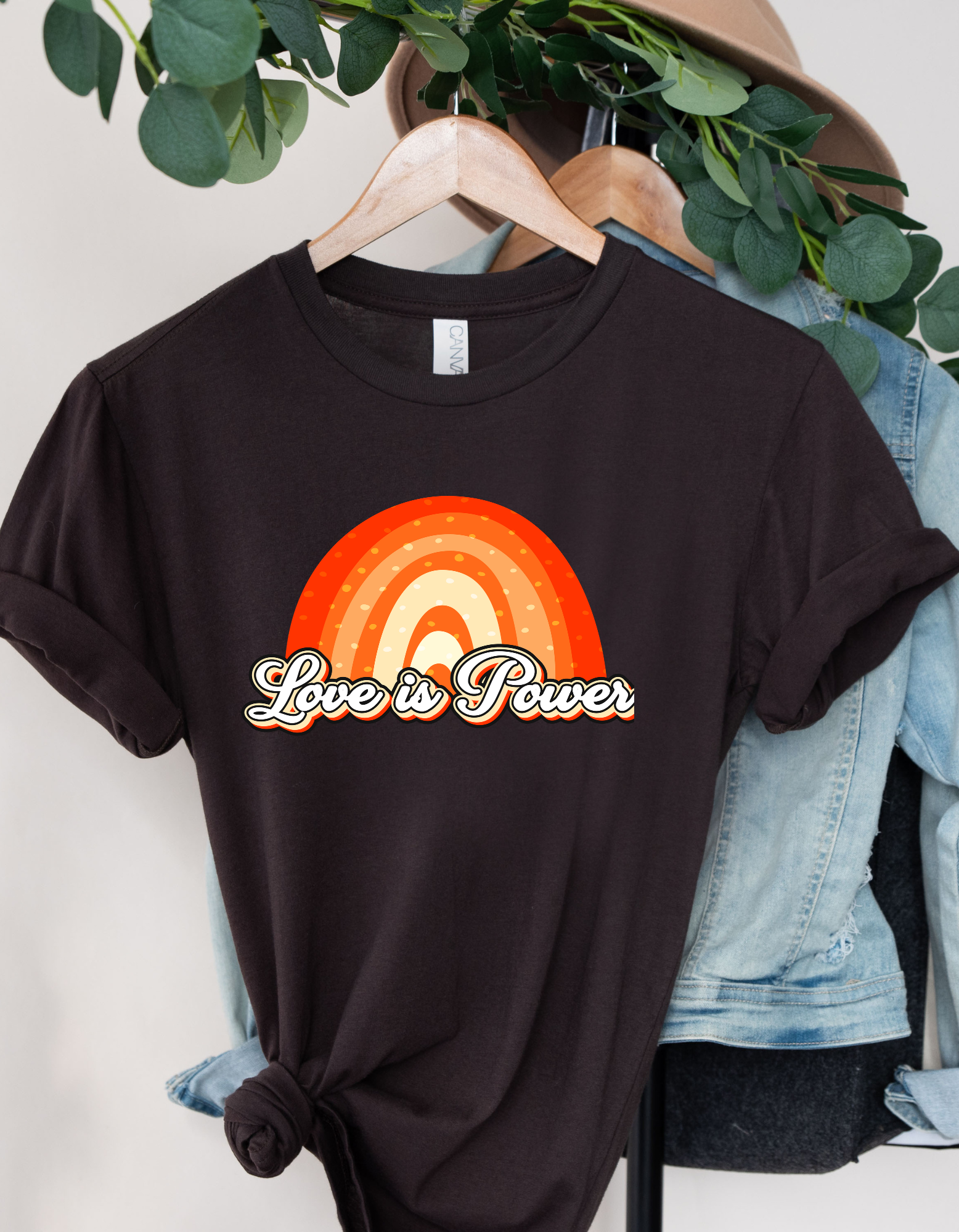 "Love is Power" Women's Short Sleeve Graphic Tee