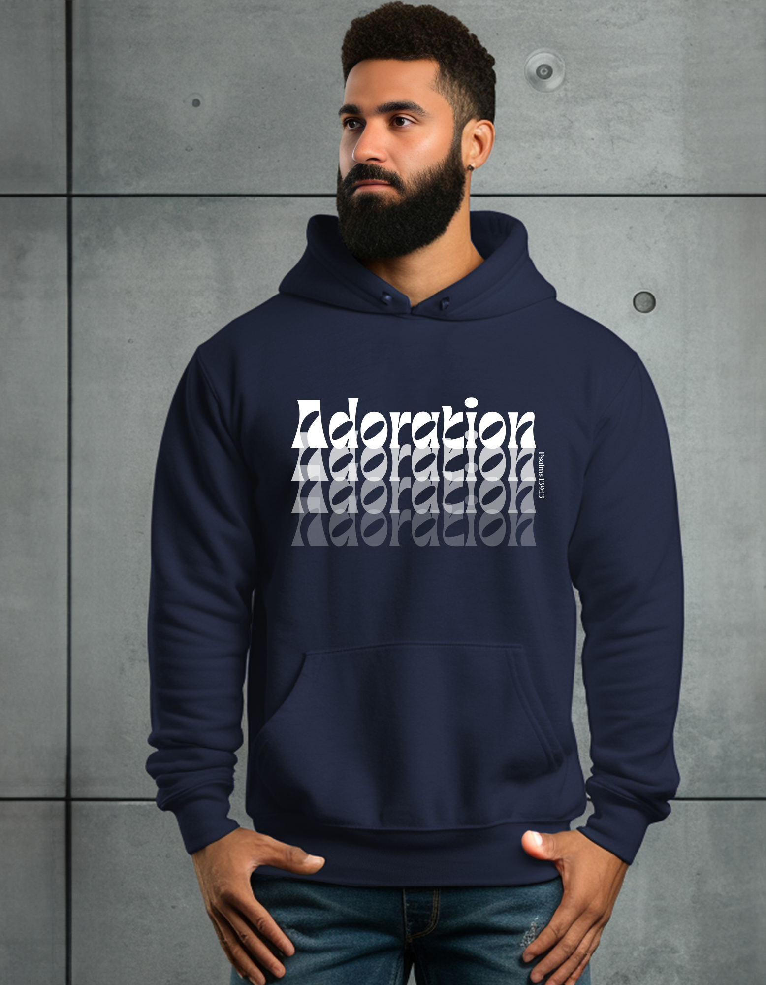 Adoration Men Hooded Sweatshirt