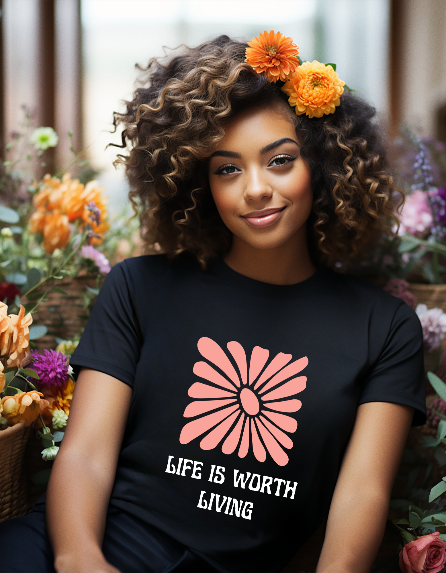 Life is Worth Living Women's Short Sleeve Graphic Tee