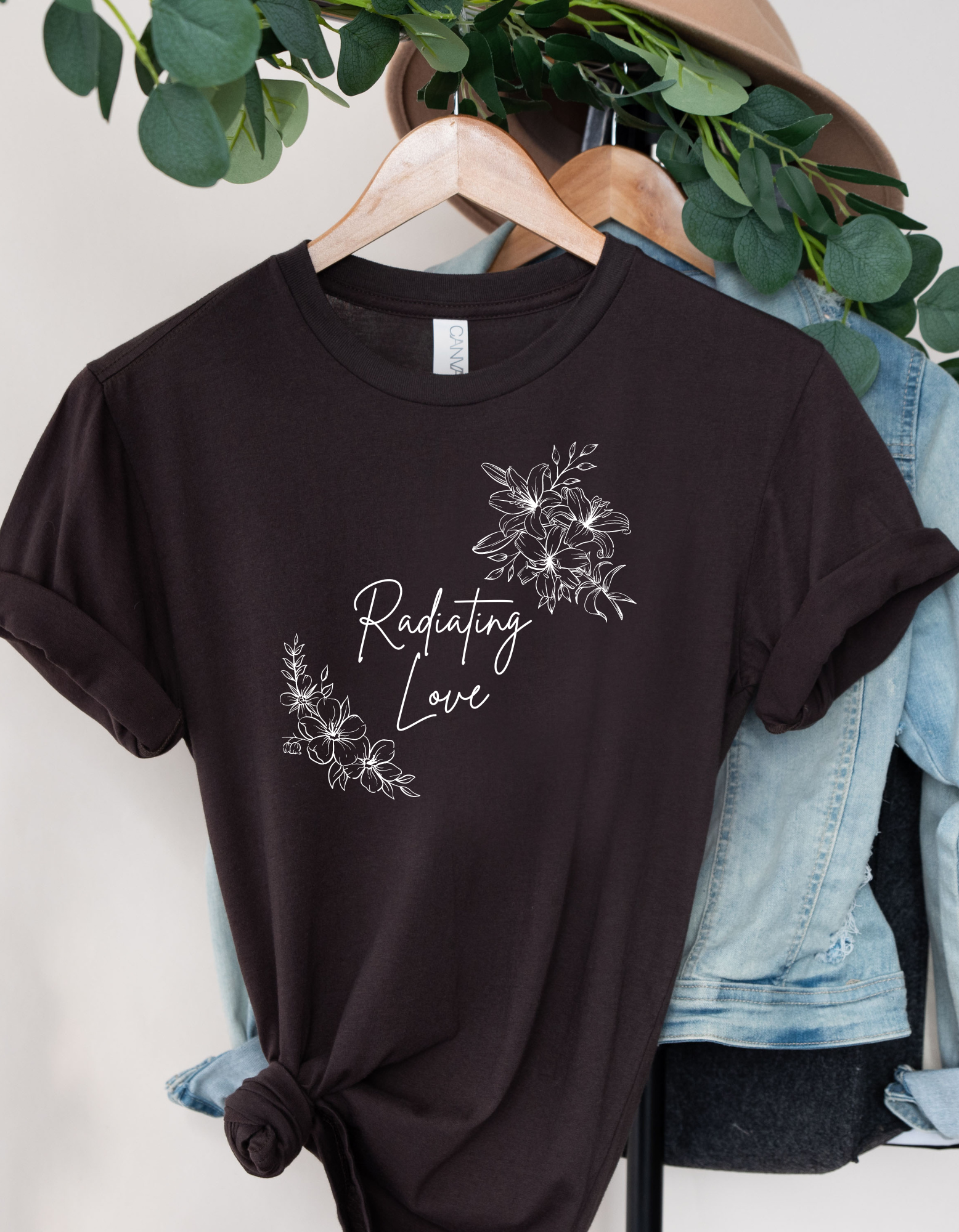 "Radiating Love" Women's Short Sleeve Graphic Tee