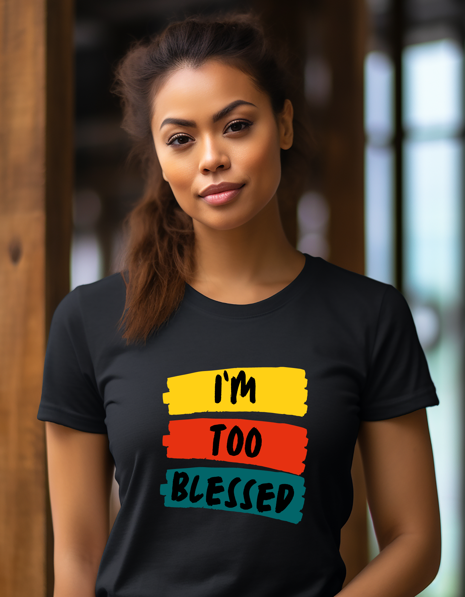 I'm Too Blessed Women's Short Sleeve Graphic Tee