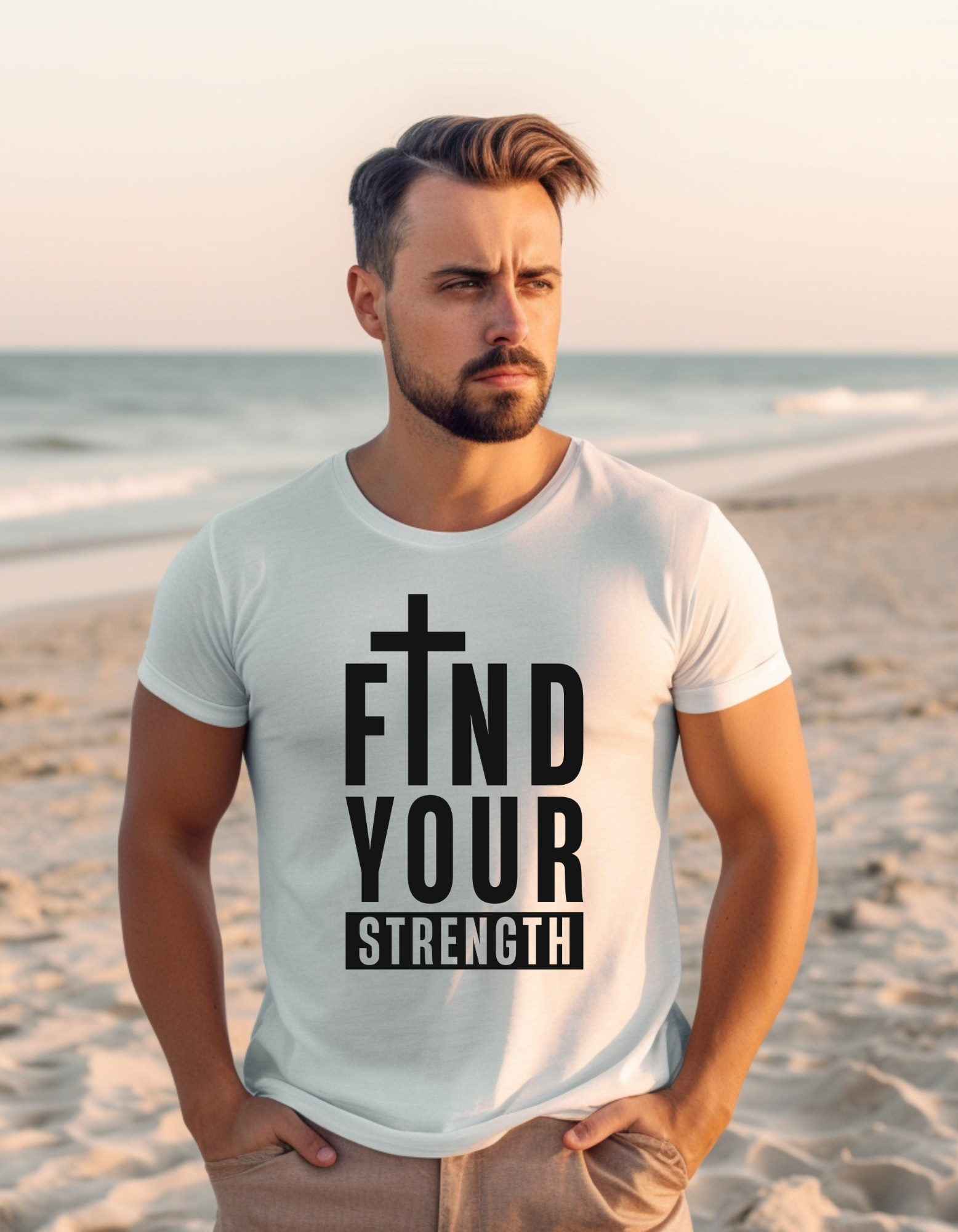 Find Your Strength Men’s Graphic T-Shirt