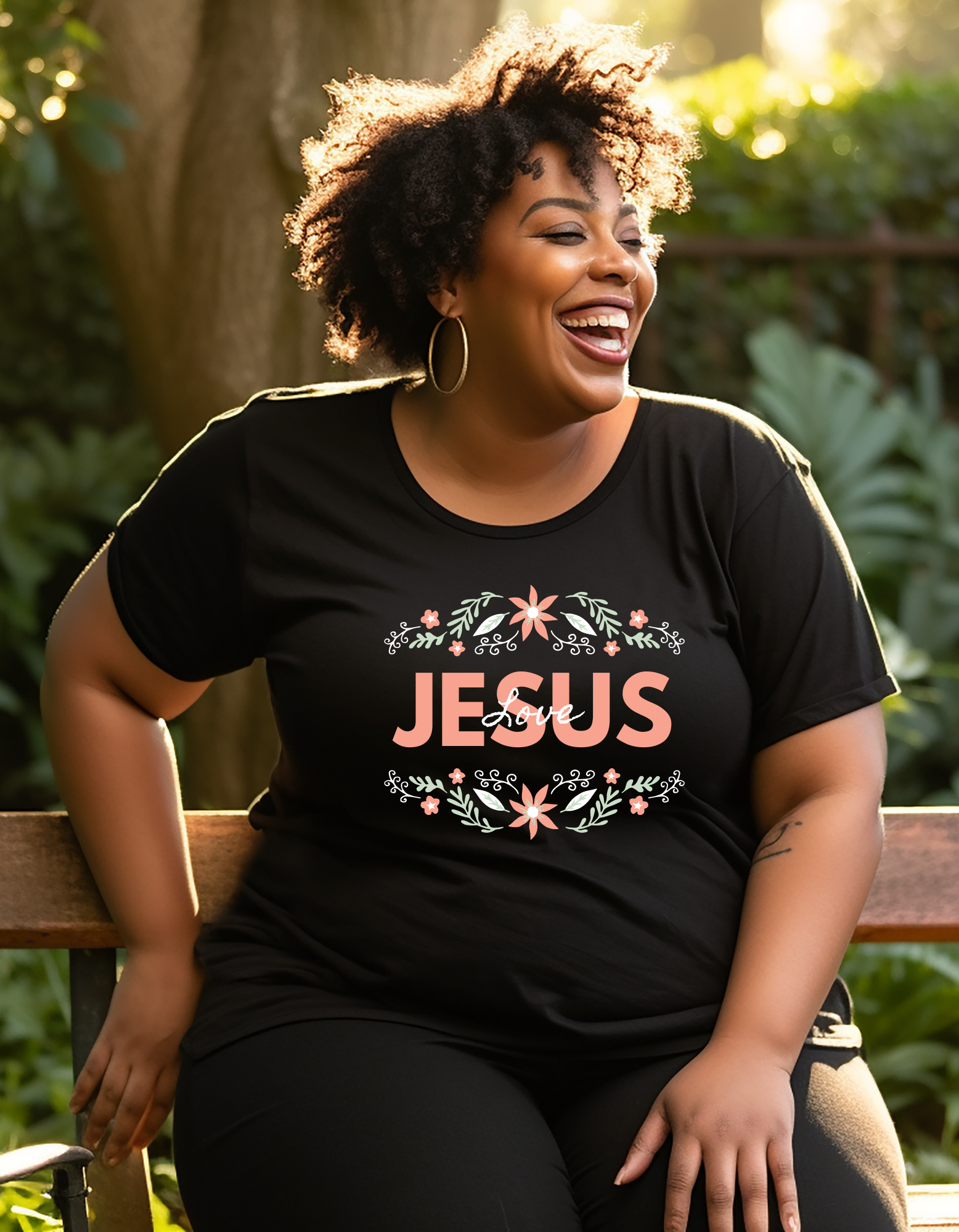 Love Jesus Women's Graphic T-Shirt