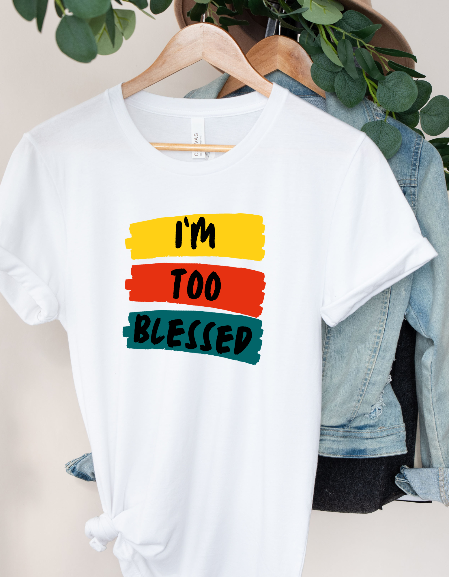 I'm Too Blessed Women's Short Sleeve Graphic Tee