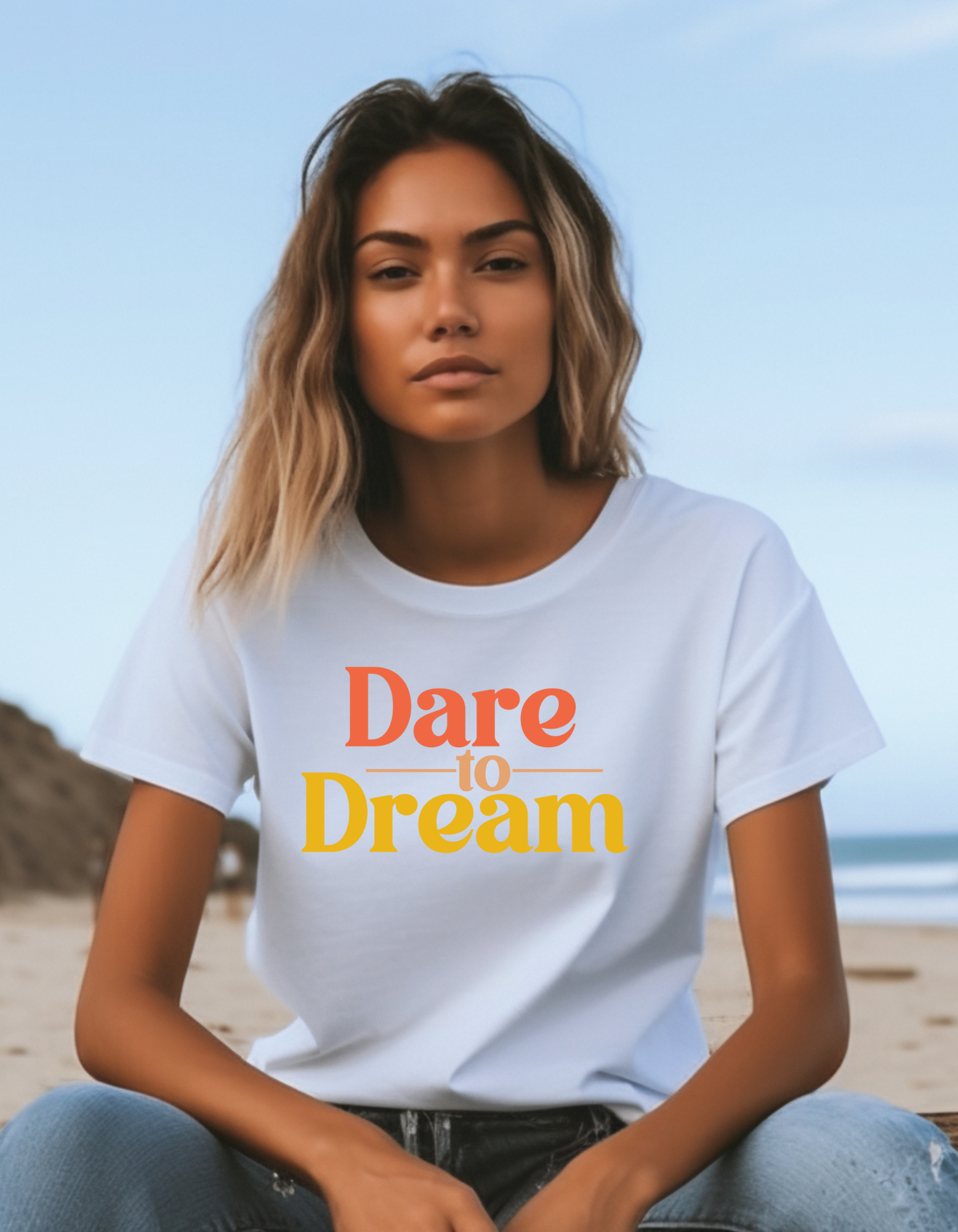 "Dare to Dream" Women's Short Sleeve Graphic Tee