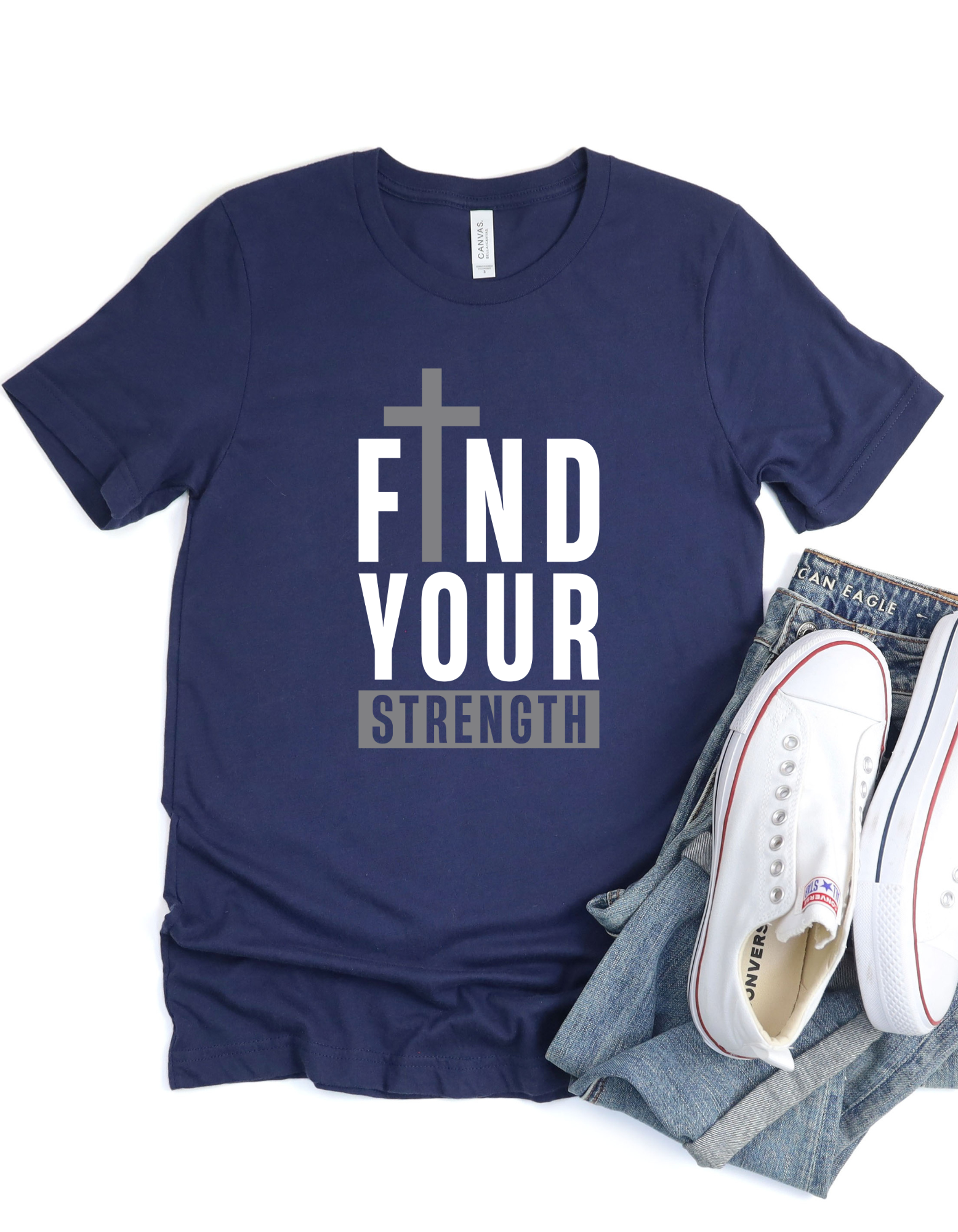 Find Your Strength Men’s Graphic T-Shirt