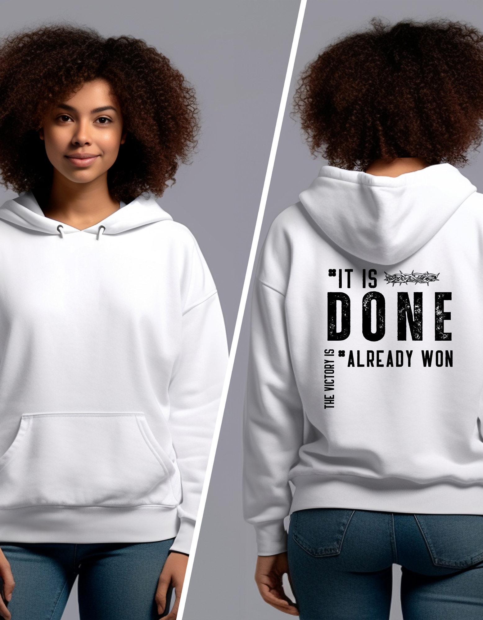 It is DONE Unisex Hooded Sweatshirt