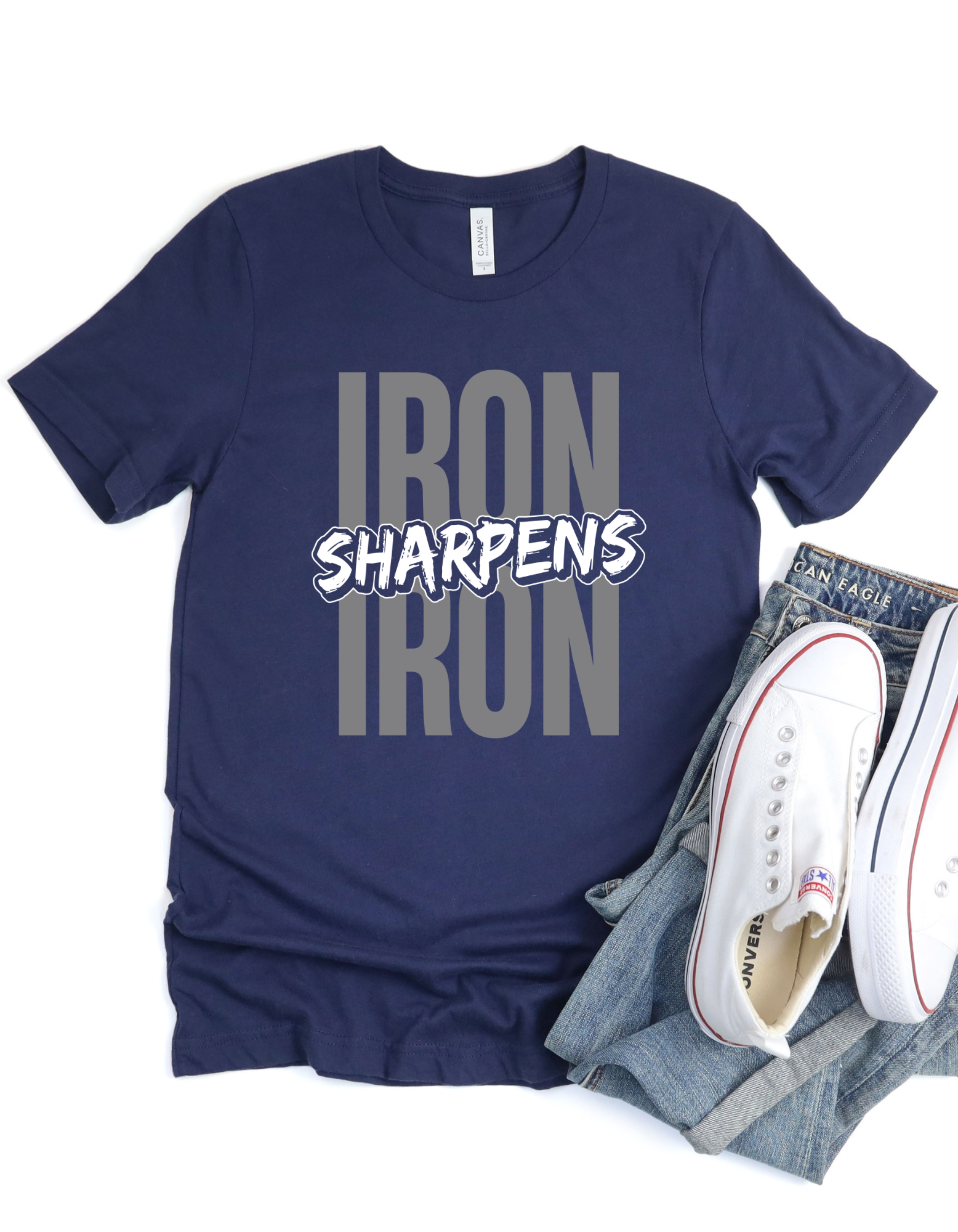 Iron Sharpens Iron Men’s Graphic T-Shirt