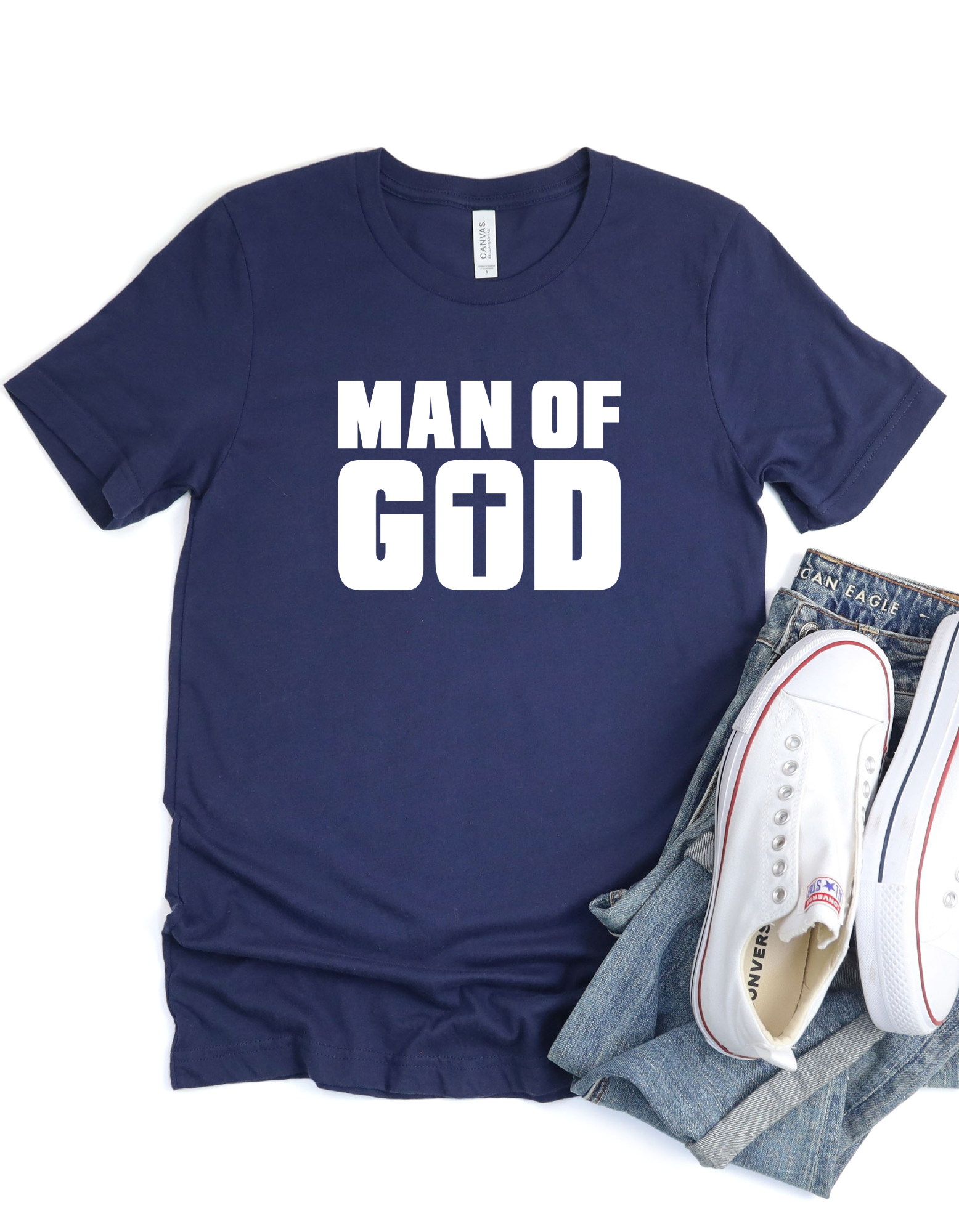 Man of God Men’s Graphic T-Shirt