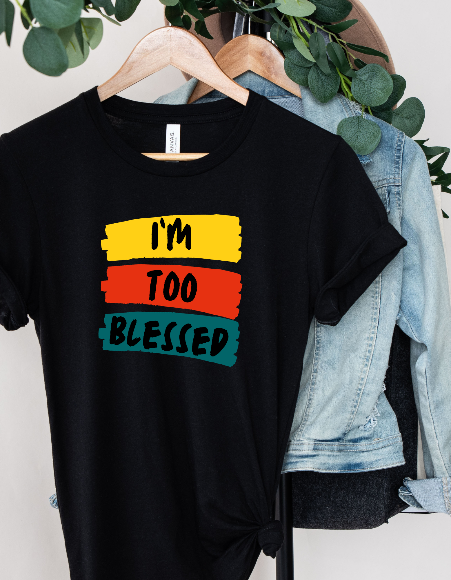 I'm Too Blessed Women's Short Sleeve Graphic Tee