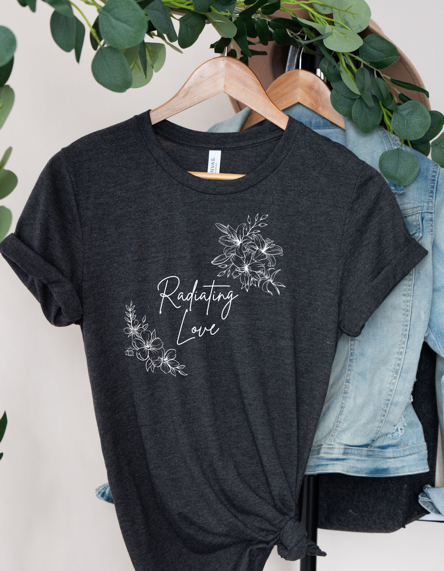 "Radiating Love" Women's Short Sleeve Graphic Tee