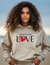 Hope Faith Love Women Graphic Hooded Sweatshirt