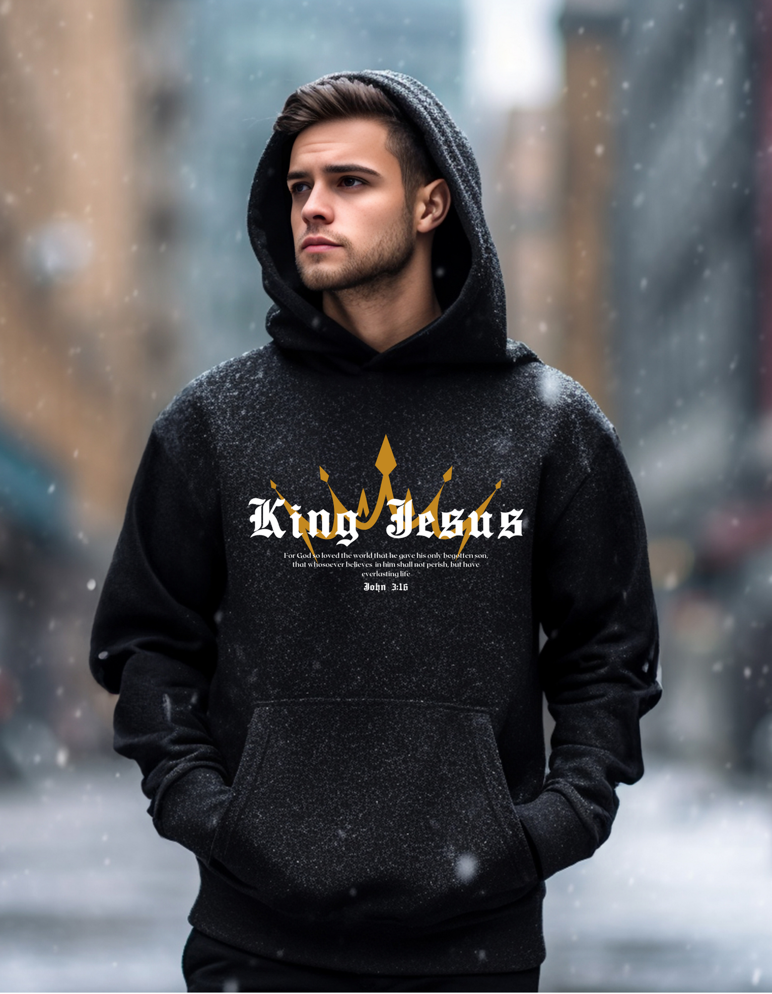 King Jesus Unisex Hooded Sweatshirt