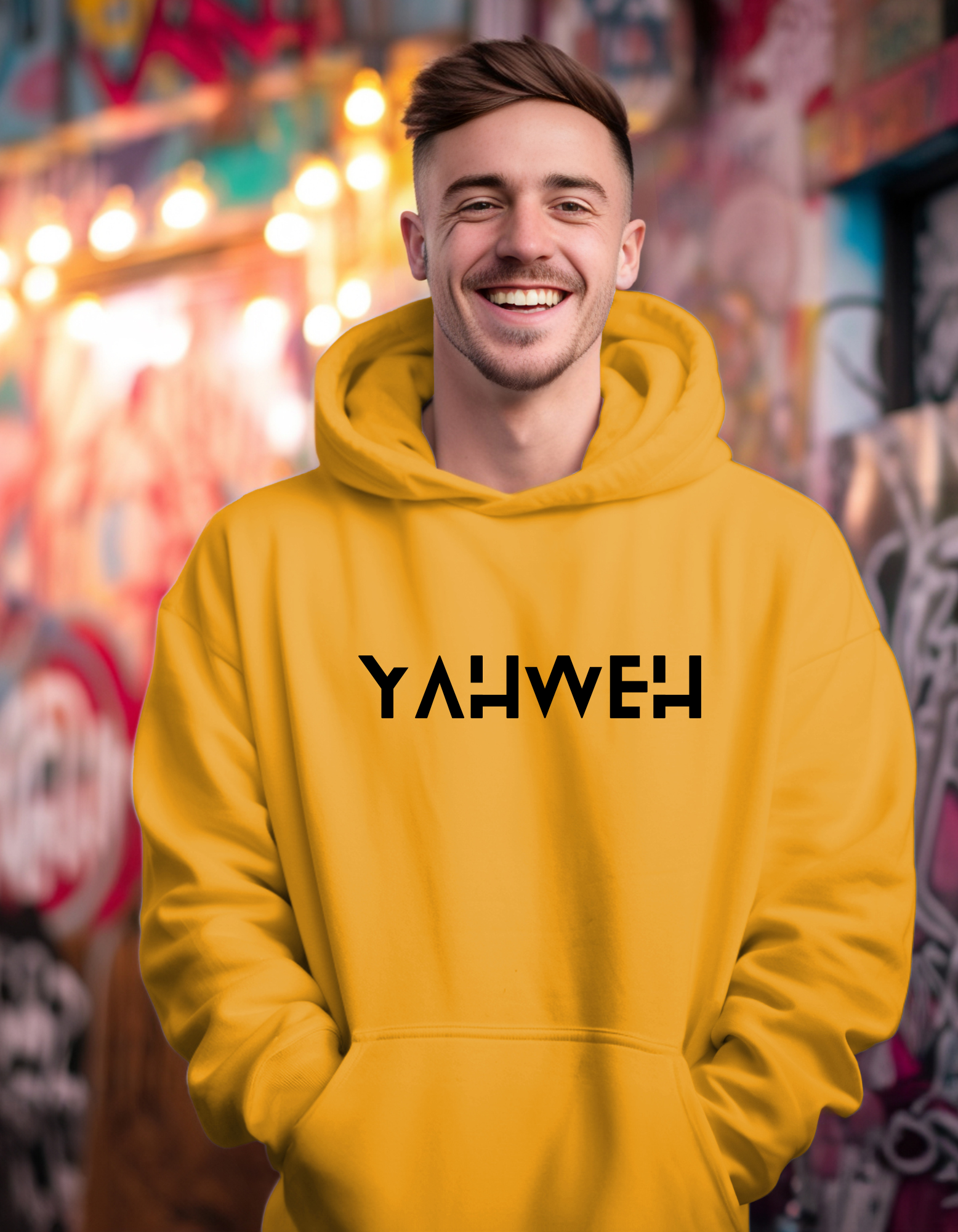 Yahweh Men’s Hooded Sweatshirt