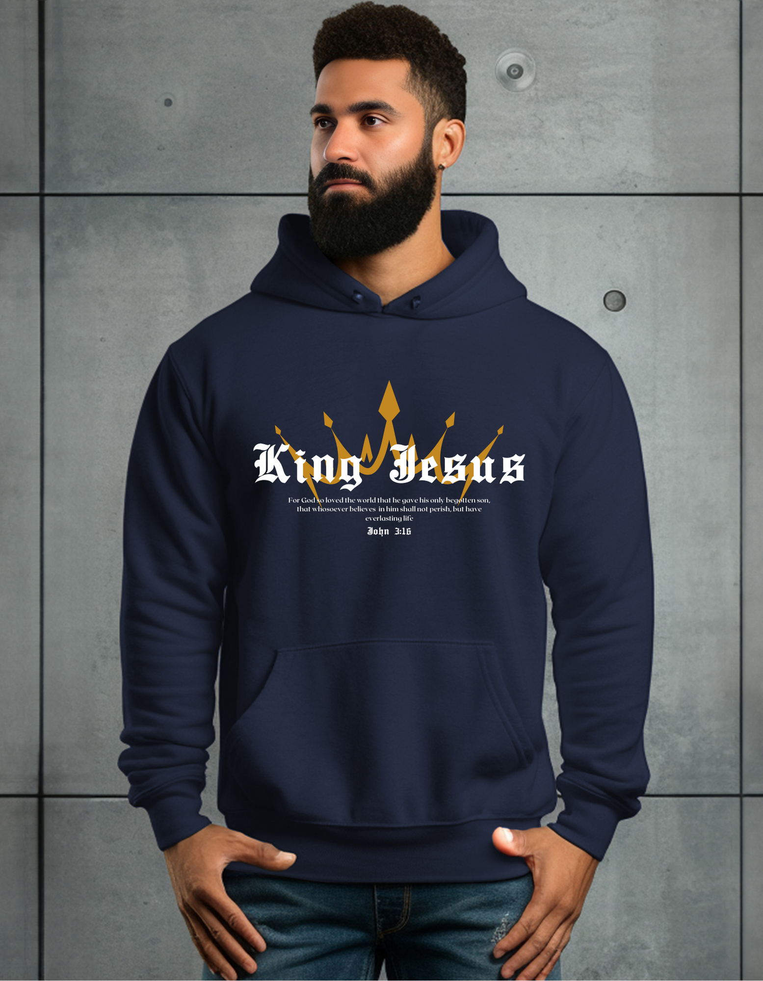 King Jesus Unisex Hooded Sweatshirt