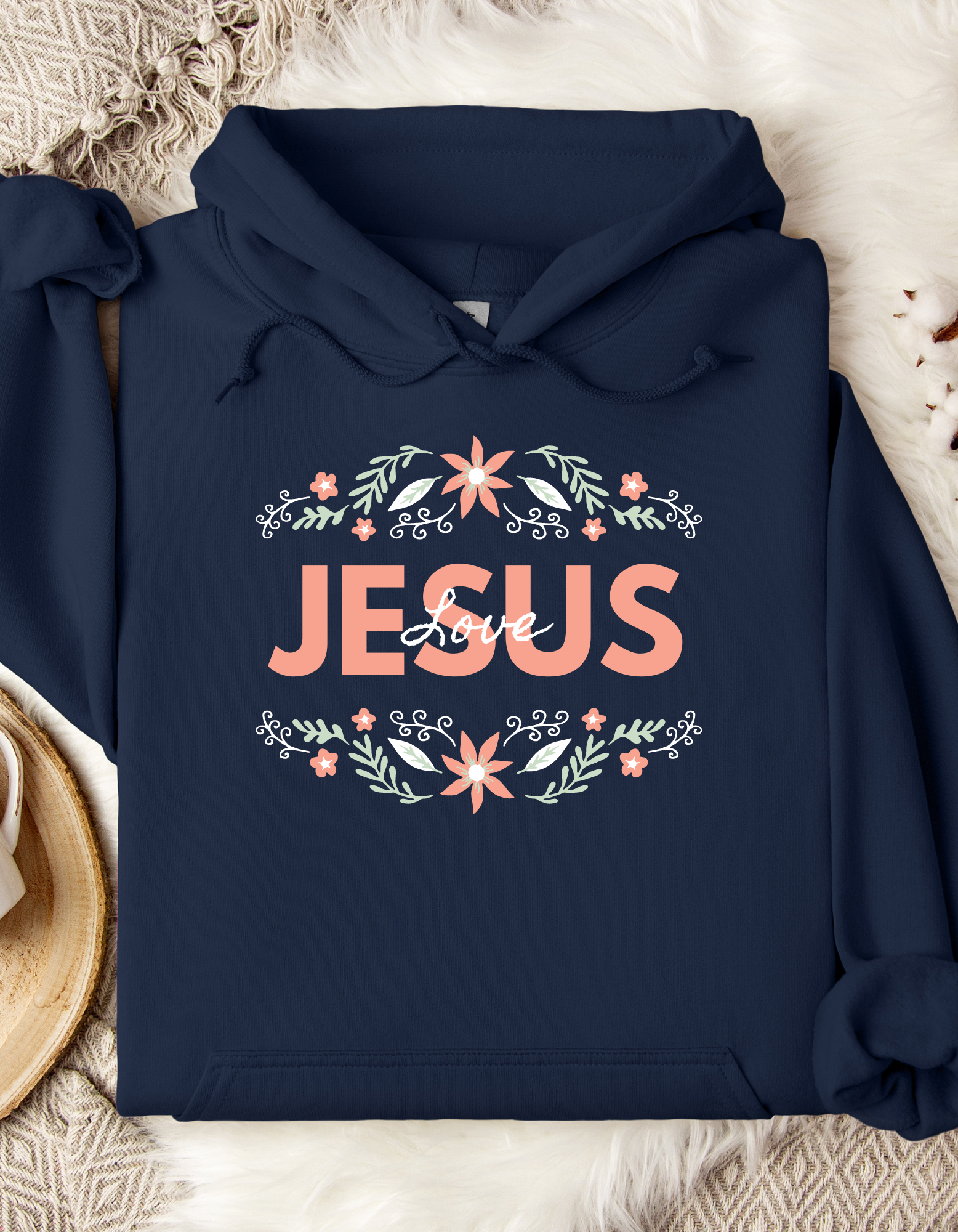 Love Jesus Women's Hooded Sweatshirt