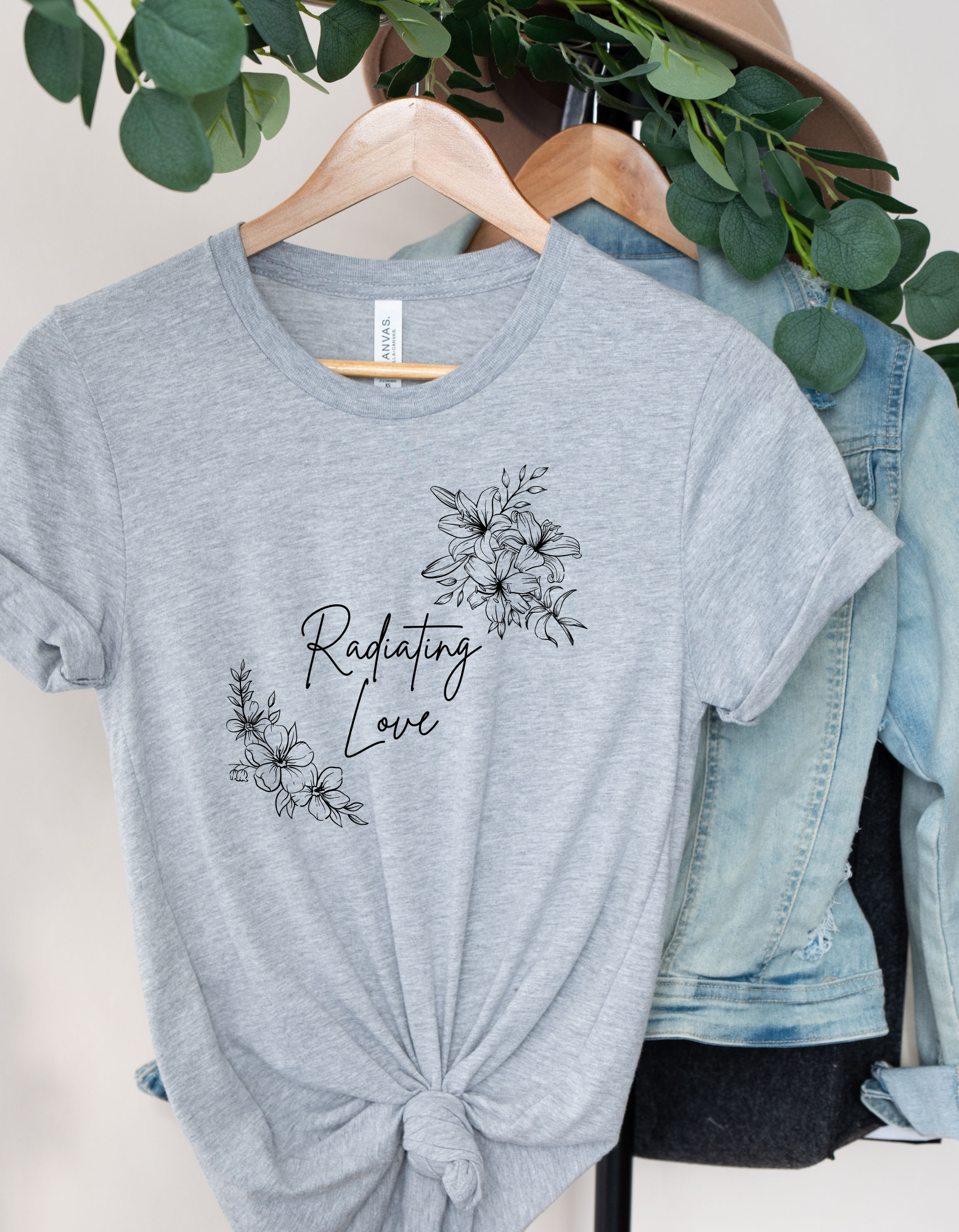 "Radiating Love" Women's Short Sleeve Graphic Tee