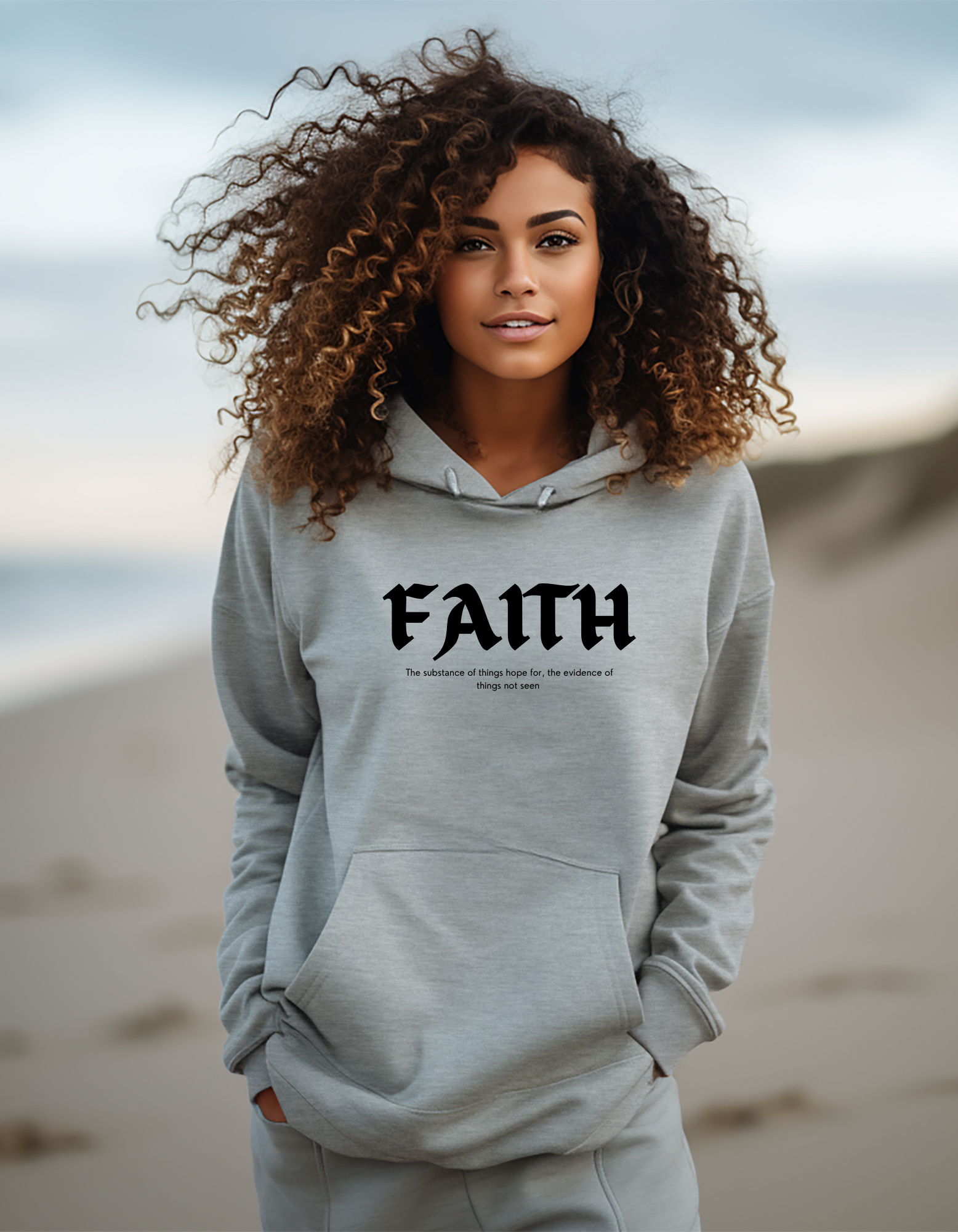 FAITH Unisex Hooded Sweatshirt